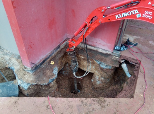 Bored Pier Underpinning